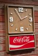 画像1: dp-190201-49 Coca Cola / 1970's-1980's Wall Clock (1)