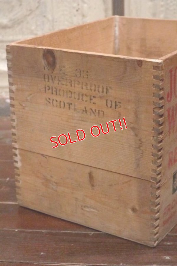 画像7: dp-190201-23 Johnnie Walker / Vintage Wood Box