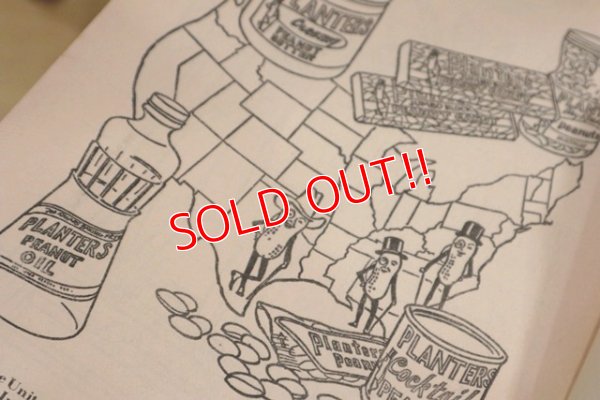 画像9: ct-151001-31 Planters / Mr.Peanut 1970's Presidents of the United State To Color Book