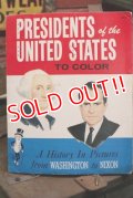 ct-151001-31 Planters / Mr.Peanut 1970's Presidents of the United State To Color Book