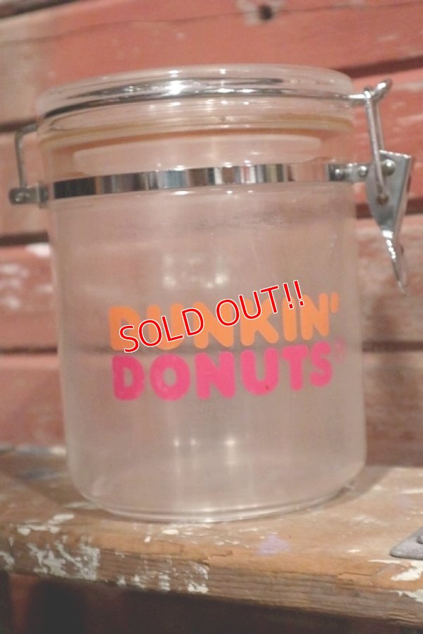画像1: dp-190201-36 DUNKIN' DONUTS / Plastic Jar