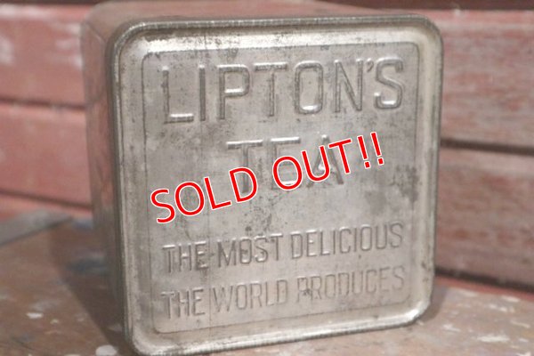 画像2: dp-190201-33 LIPTON'S TEA  / 1940's Tin Can