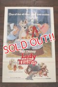 ct-1902021-52 Lady and the Tramp / 1970's Movie Poster