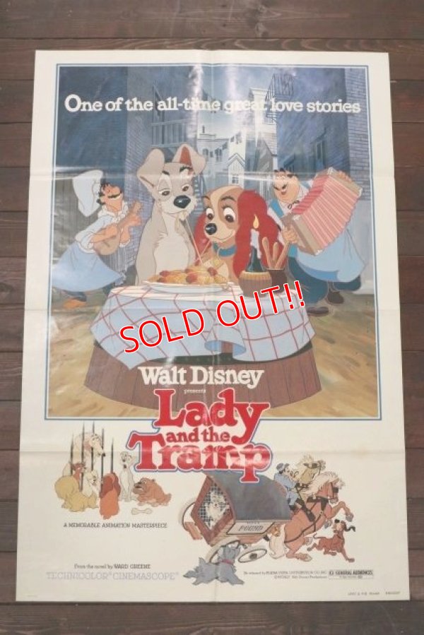 画像1: ct-1902021-52 Lady and the Tramp / 1970's Movie Poster