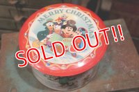 ct-190101-37 Walt Disney's / 1970's Merry Christmas Candy Can