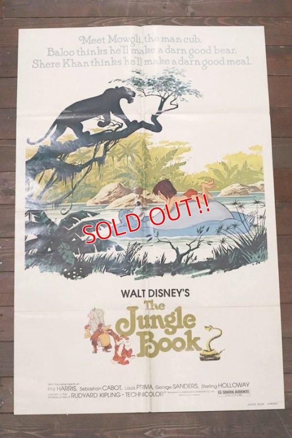 画像1: ct-1902021-53 The Jungle Book / 1970's Movie Poster