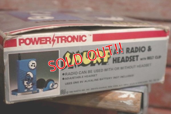 画像7: ct-1902021-56 Smurfs / 1980's AM Radio and Headset