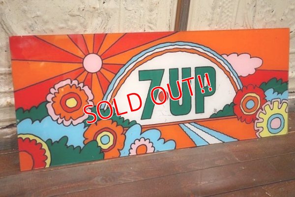 画像1: dp-190201-58 7up × Peter Max / 1970's Sign