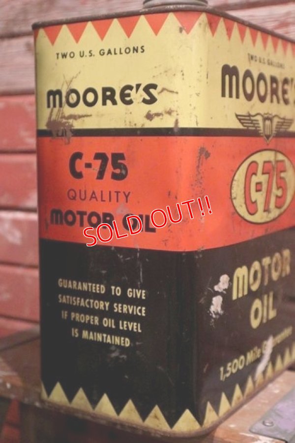 画像4: dp-190201-44 MOORE'S / C-75 2 U.S.Gallon Motor Oil Can