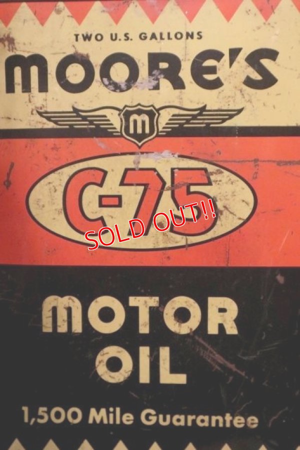 画像3: dp-190201-44 MOORE'S / C-75 2 U.S.Gallon Motor Oil Can