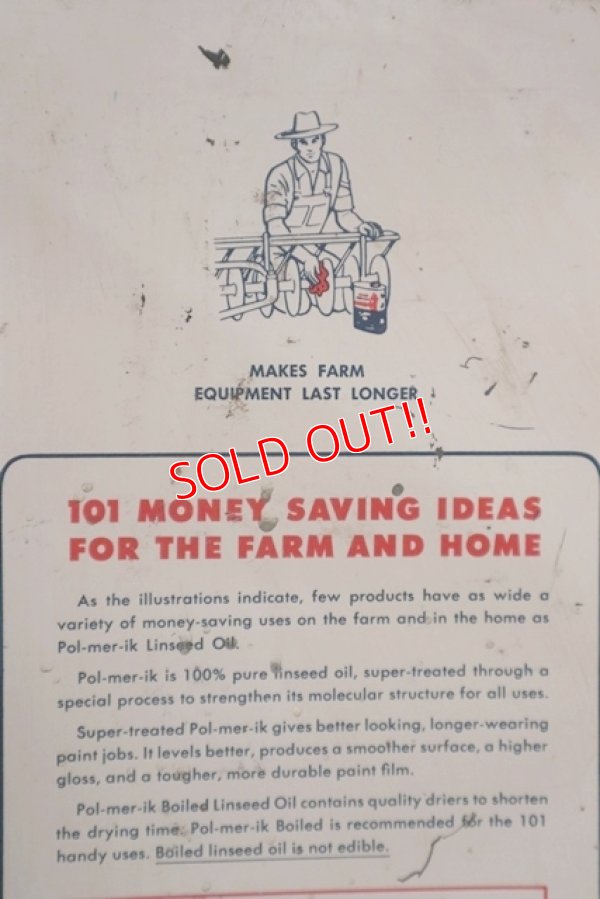 画像4: dp-190201-43 Archer / Vintage Pol-mer-ik Linseed Oil Can