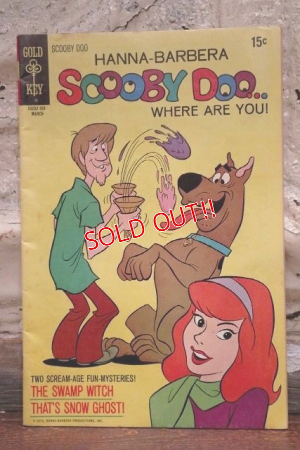 画像1: bk-151001-07 Scooby Doo... / Gold Key 1970 Comic