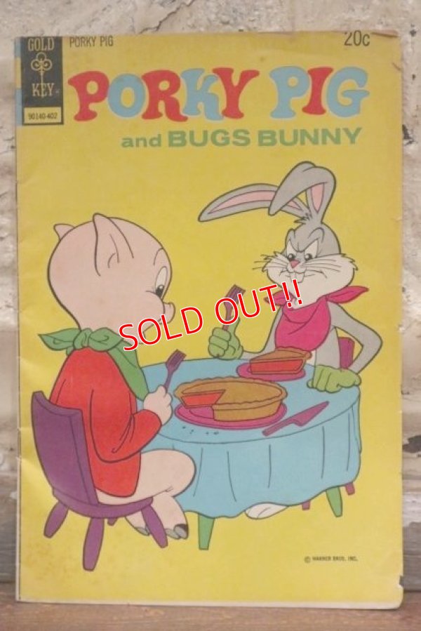 画像1: bk-120815-11 Porky Pig and Bugs Bunny / Gold Key 1974 Comic
