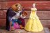 画像1: ct-1902021-97 Beauty and the Beast / 1990's Soft Vinyl Doll (1)