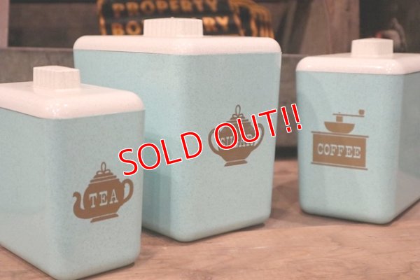 画像3: dp-190201-70 NU-DELL Plastics / 1960's 4 Piece Canister Set
