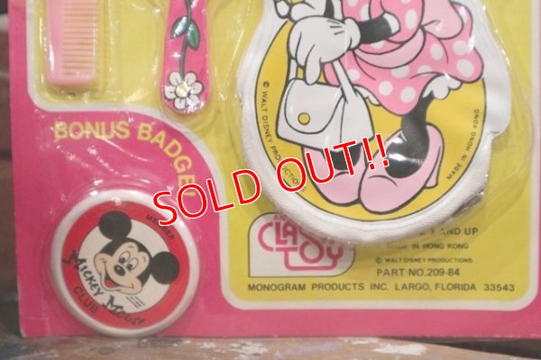 画像4: ct-1902021-106 Minnie Mouse / 1970's Comb-Mirror & Purse Set