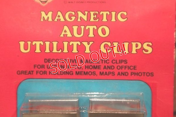 画像6: ct-150115-08 Mickey Mouse / 1970's Magnetic Auto Utility Clips