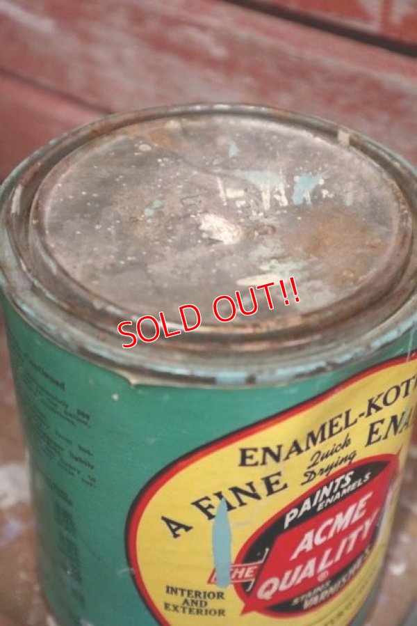 画像6: dp-150115-08 ACME QUALITY / Vintage Enamel-Kote Can