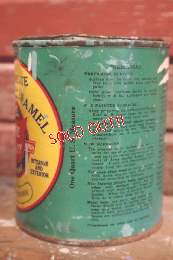 画像3: dp-150115-08 ACME QUALITY / Vintage Enamel-Kote Can