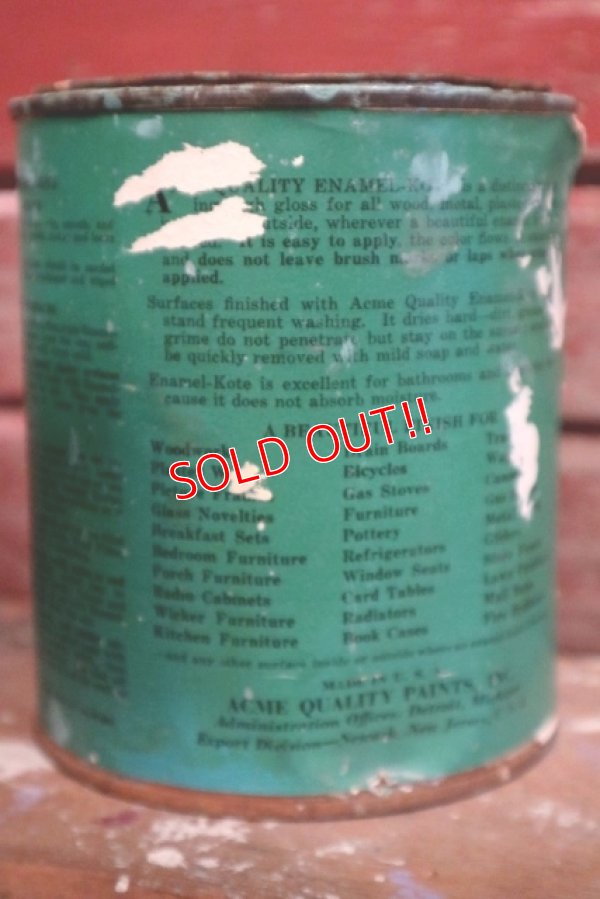 画像4: dp-150115-08 ACME QUALITY / Vintage Enamel-Kote Can