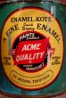 画像2: dp-150115-08 ACME QUALITY / Vintage Enamel-Kote Can (2)