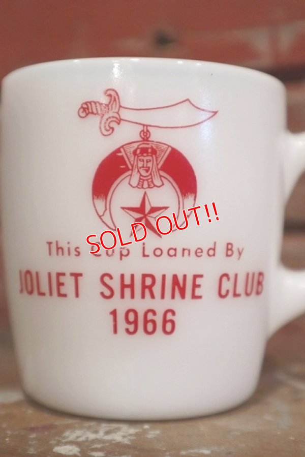 画像2: dp-150115-08 Unknown / 1966 JOLIET SHRINE CLUB Mug 