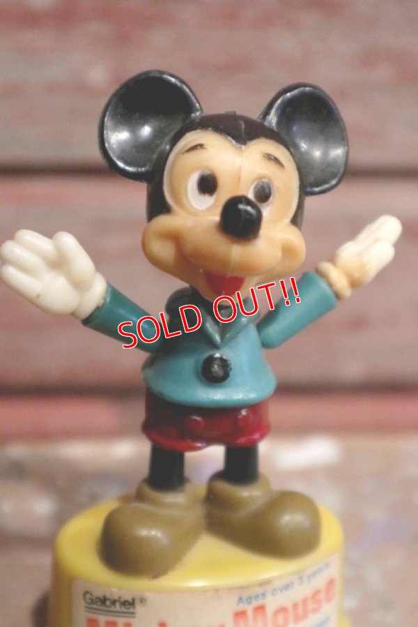 画像2: ct-160901-151 Mickey Mouse / Gabriel 1970's Push Puppet