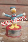 ct-160901-151 Donald Duck / Kohner Bros 1970's Mini Push Puppet