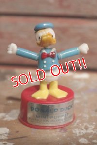 ct-160901-151 Donald Duck / Kohner Bros 1970's Mini Push Puppet
