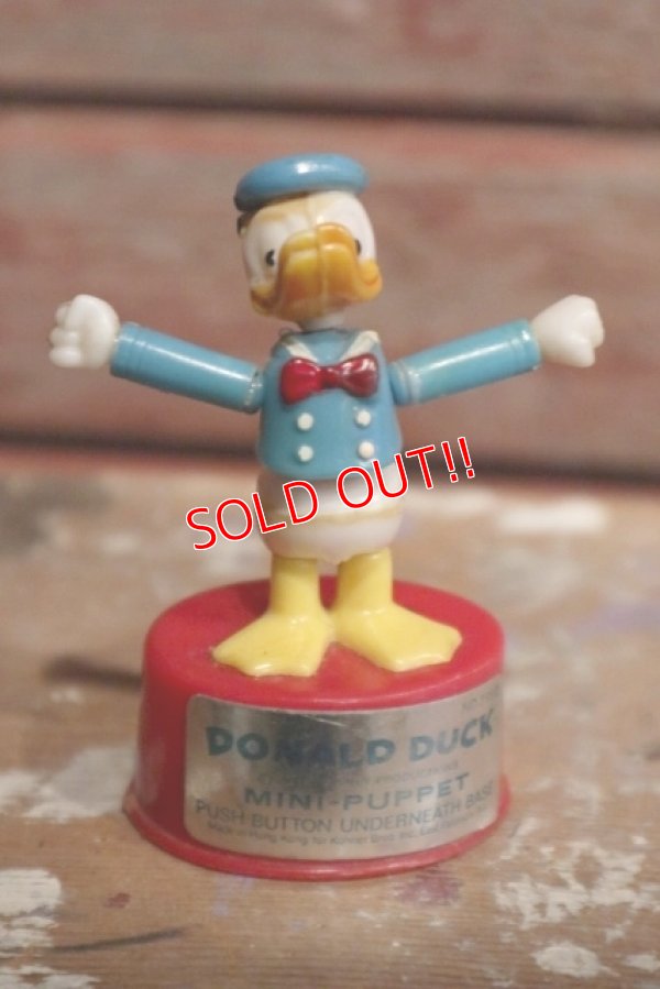 画像1: ct-160901-151 Donald Duck / Kohner Bros 1970's Mini Push Puppet