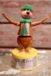 画像1: ct-160901-151 Yogi Bear / Kohner Bros.1970's Push Button Puppet (1)