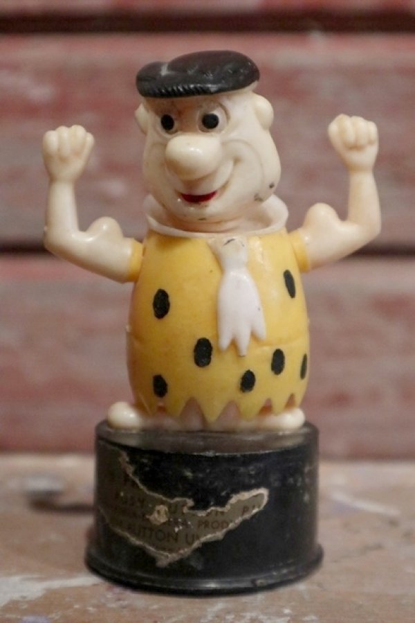 画像1: ct-160901-151 Fred Flintstone / Kohner Bros.1970's Push Button Puppet