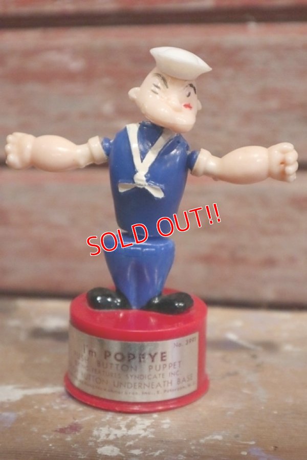 画像1: ct-160901-151 Popeye / Kohner Bros.1970's Push Puppet