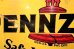 画像10: dp-190301-14 PENNZOIL / 1950's-1960's W-side Metal Sign