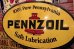 画像4: dp-190301-14 PENNZOIL / 1950's-1960's W-side Metal Sign