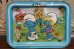 画像1: ct-190301-35 Smurf / 1980's Kid's Tin Table (1)