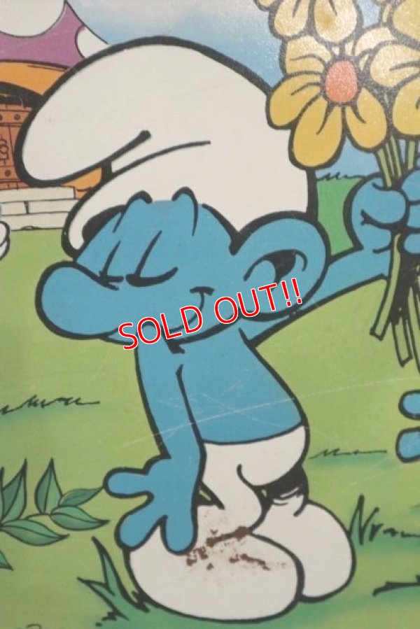 画像3: ct-190301-35 Smurf / 1980's Kid's Tin Table