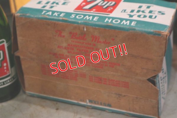 画像12: dp-190301-15 7up / 1950's Bottle & Paper Holder Set