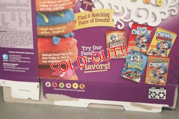 画像10: ct-190301-06 Quaker Oats / Cap'n Crunch 2016 Cereal Box