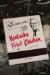 画像1: nt-190315-01 Kentucky Fried Chicken / Vintage Match Book (1)