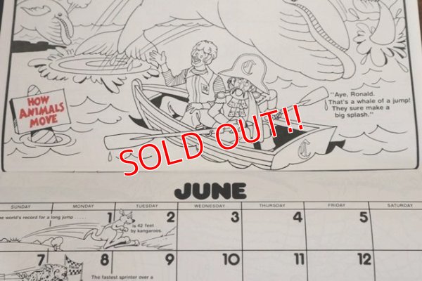 画像5: ct-190301-09 McDonald's / 1981 Coloring Calendar