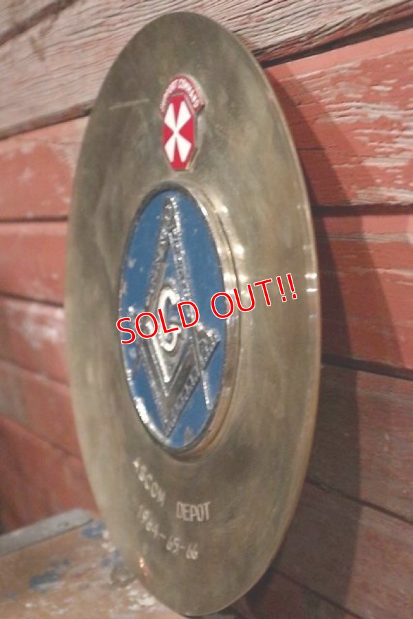 画像6: dp-190301-16 Freemasonry / 1960's Metal Plate