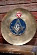 画像1: dp-190301-16 Freemasonry / 1960's Metal Plate (1)