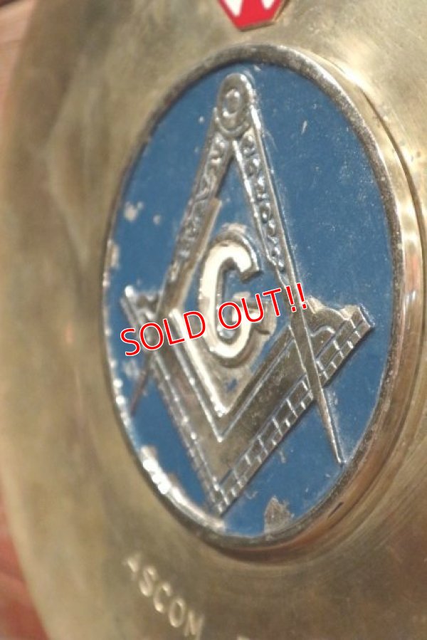 画像5: dp-190301-16 Freemasonry / 1960's Metal Plate