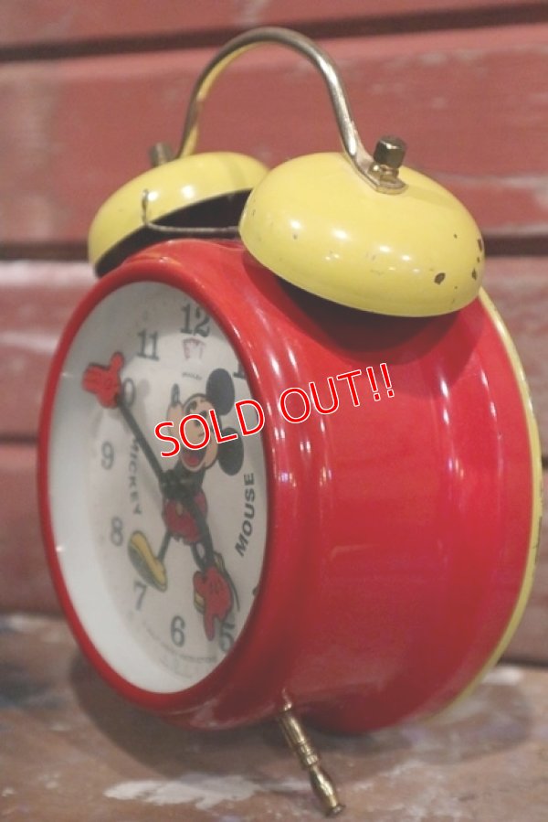 画像3: ct-190301-31 Mickey Mouse / BRADLEY 1960's-1970's Alarm Clock