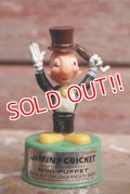 ct-160901-151 Jiminy Cricket / Kohner Bros 1970's Mini Push Puppet