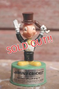 ct-160901-151 Jiminy Cricket / Kohner Bros 1970's Mini Push Puppet