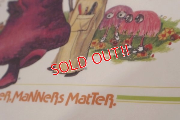 画像5: ct-1902021-80 McDonald's / 1970's Place Mat "Grimace & Professor"