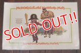 ct-190301-46 McDonald's / 1970's Place Mat "Mayor McCheese & Captain Krook"