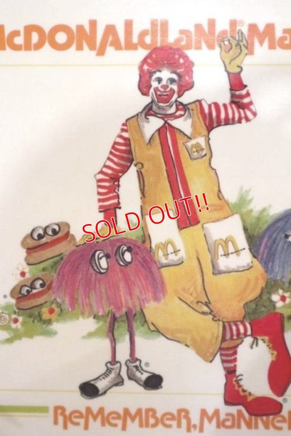 画像2: ct-190301-44 McDonald's / 1970's Place Mat "Ronald McDonald"